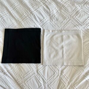 Black And White Tube Tops 2 for $16